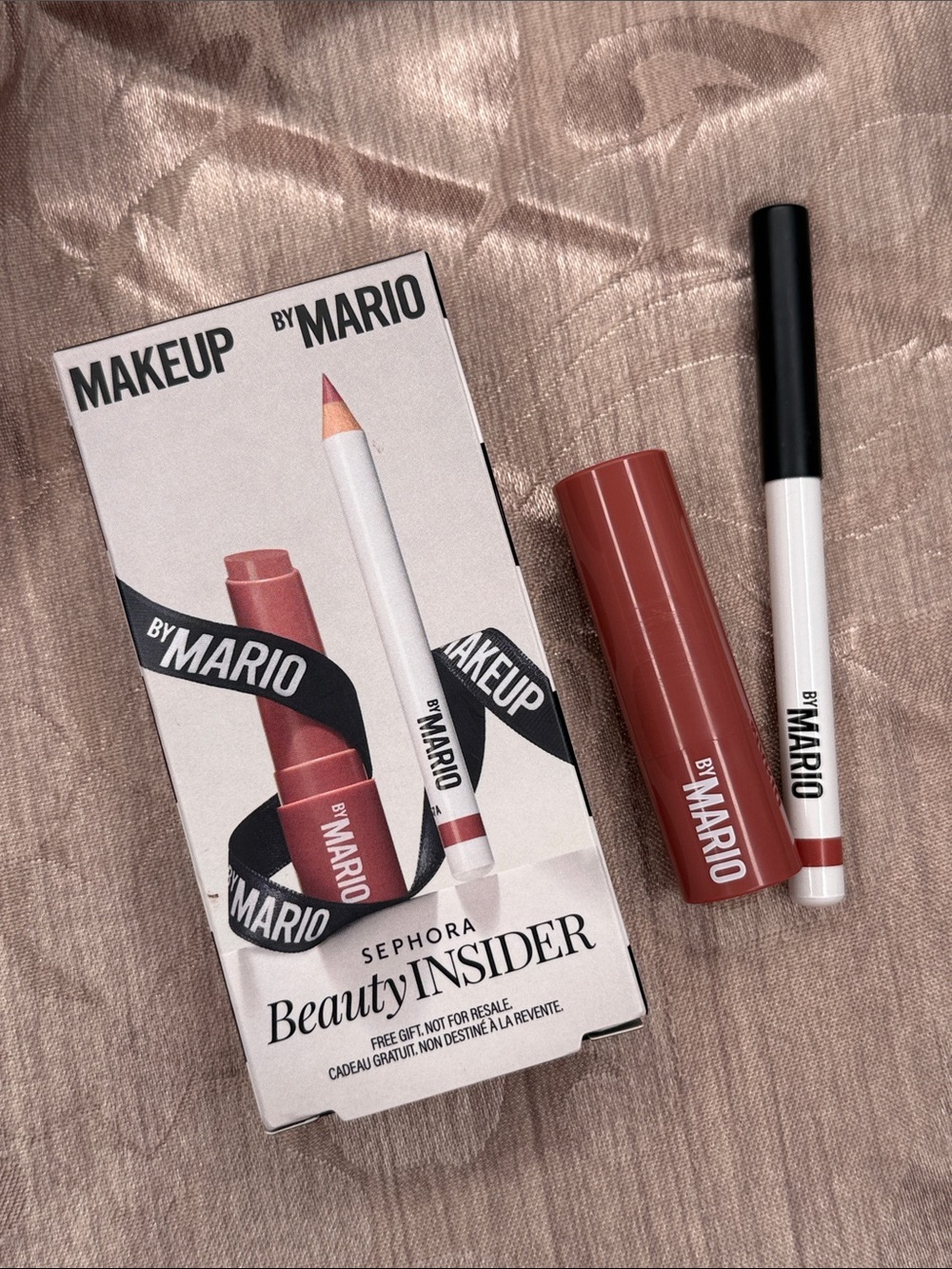 Makeup By Mario Lip Serum & Liner Set - Rosewood Glow & Rich Mauve